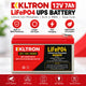 KLTRON 12V 7Ah LiFePO4 UPS Battery - Cell Watt